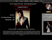 Tablet Screenshot of elvisonmymind.dk